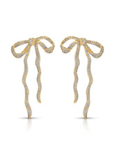 Pave Bow Earrings