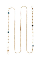 Evil Eye Beaded Eyeglass Chain