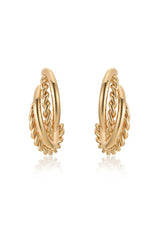 Twists and Turns Hoop Earrings