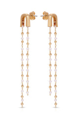Double Chain Drop Earrings