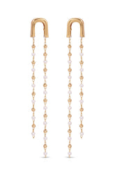 Double Chain Drop Earrings