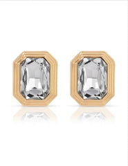 Emerald Deco Earrings