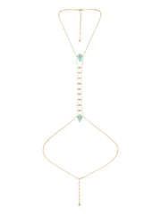 Turquoise Solstice Body Chain