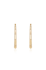 Bamboo Hoop Earrings