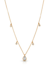 Dripping in Crystals Drop Necklace