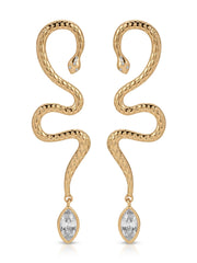 Serpentina Statement Snake Earring