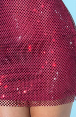 Petra Mini Dress - Wine