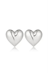 Heart Stud Earrings