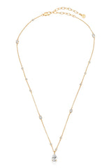 Delicate Crystal Pendant Necklace