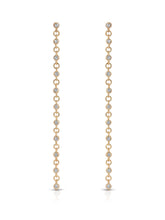Dainty Linear Crystal Earrings