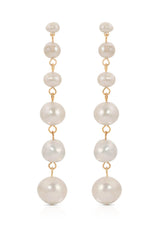Graduating Freshwater Pearl Earrings