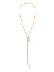 Crystalized Bolo Necklace