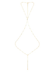 Simple Crystal X Body Chain
