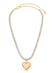 Luminous Love Tennis Necklace