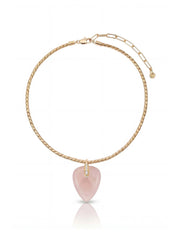 Rose Solstice Pendant Choker