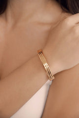 Etched Stacking Bangle
