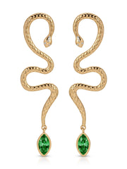 Serpentina Statement Snake Earring