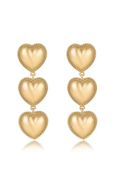 Golden Love Drop Dangle Earrings