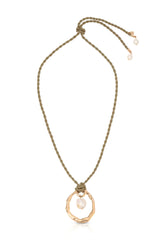 Nautical Pearl Necklace
