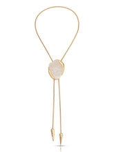 Bone Statement Bolo Necklace