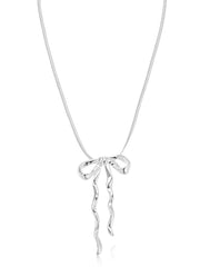 Bow Organica Pendant Necklace