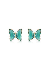 Flutter Away Crystal Earrings