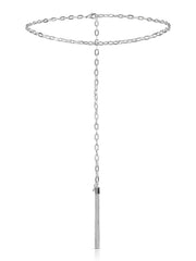 Simple Tassel Chain Belt