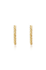 Spun Strands Hoop Earrings