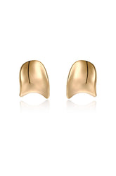 Curved Stud Earrings