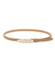 Liquid Luxe Belt in Shiitake Suede