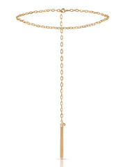 Simple Tassel Chain Belt