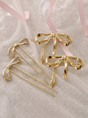 Bow Organica Hair Pin