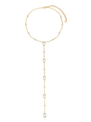 Marquise Crystal Lariat