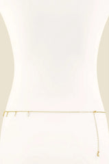 Crystal Droplet Thin Cha Body Chain