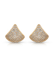 Pavé Encrusted Huggie Hoops