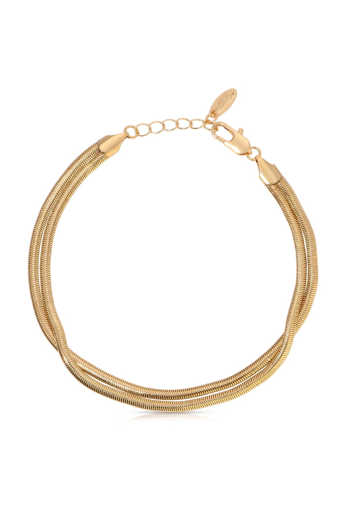 Slinky Snake Double Chain Anklet