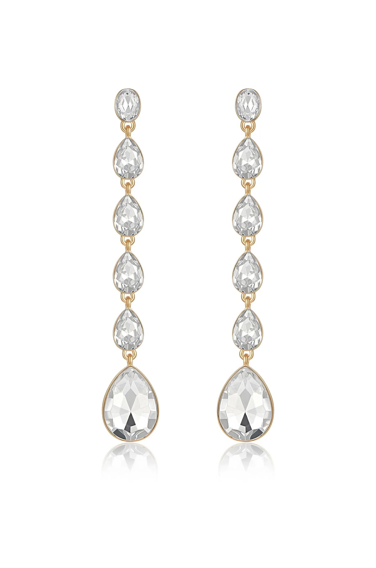 Crystallized Drop Earrings