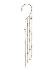 Linear Chains Statement Ear Cuff