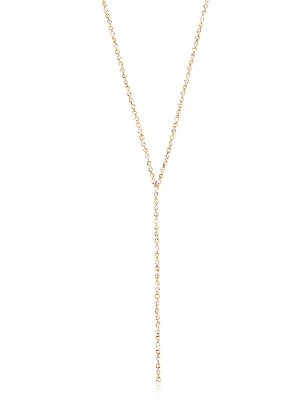 Dainty Crystal Lariat