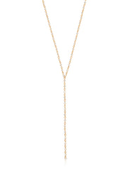 Dainty Crystal Lariat