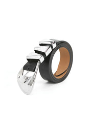 Modern Western Belt in Black