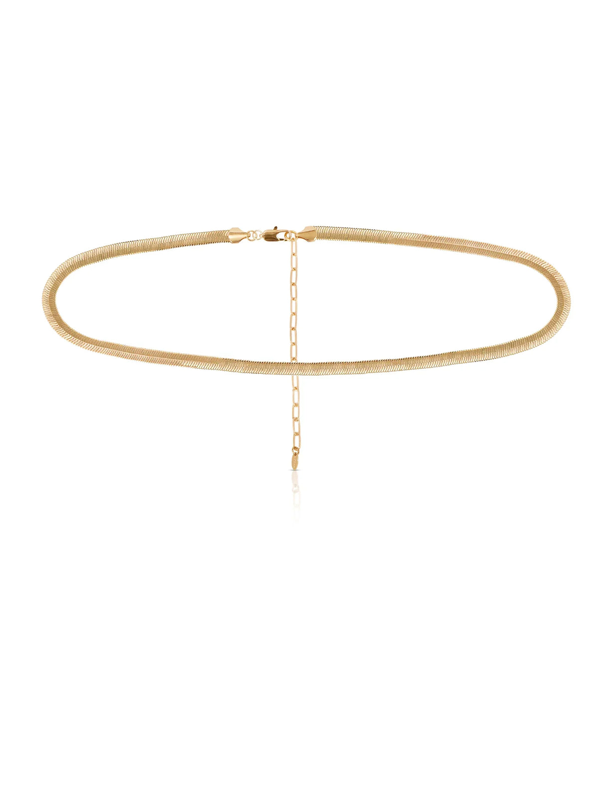 Gold Herringbone Waist Chain