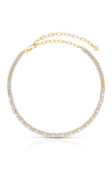Dainty Crystal Strands Choker