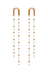 Double Chain Drop Earrings