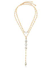 Dreamin' Freshwater Pearl Lariat Set