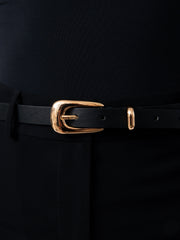 Modern Saddle Belt in Black