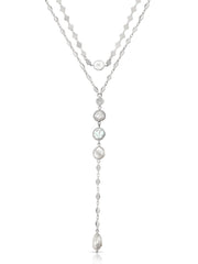 Dreamin' Freshwater Pearl Lariat Set