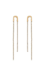 Double Chain Drop Earrings