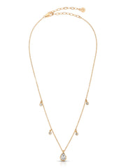 Dripping in Crystals Drop Necklace