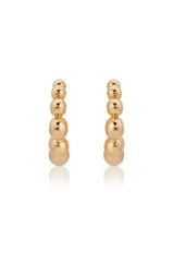 Bubble Huggie Hoops